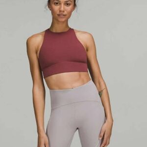 Lululemon Energy High-Neck Longline Bra - Sz 8